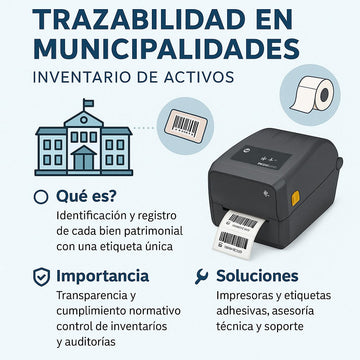 Trazabilidad en Municipalidades: cómo mejorar el control de activos con tecnología de etiquetas