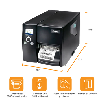 Impresora de Etiquetas GODEX EZ2350I