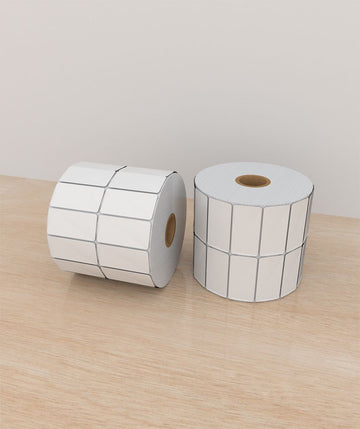 Etiquetas Papel 2×1 pulg, 2 columna, core 1, 3000 etiquetas