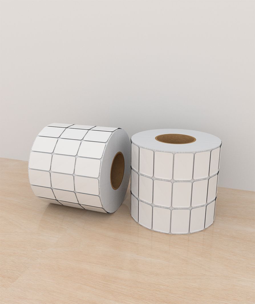 Etiquetas Papel 3×2 cm, 3 columna, core 3, 15000 etiquetas