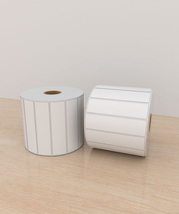 Etiquetas Poliéster 4×1 pulg, 1 columna, core 1, 1500 etiquetas