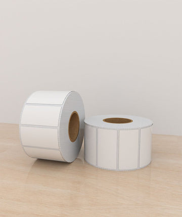 Etiquetas Poliéster 4×2 pulg, 1 columna, core 3, 2500 etiquetas