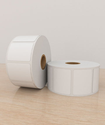 Etiquetas Poliéster 5×3,8 cm, 1 columna, core 1, 2,000 etiquetas