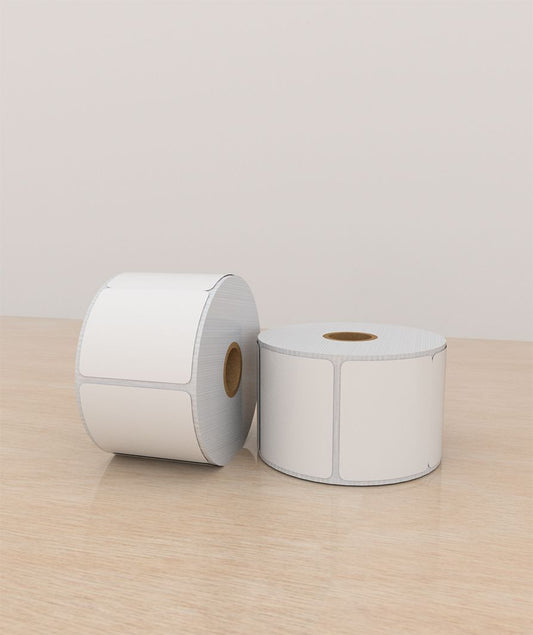 Etiquetas Poliéster 70×60 mm, 1 columna, core 1, 1000 etiquetas
